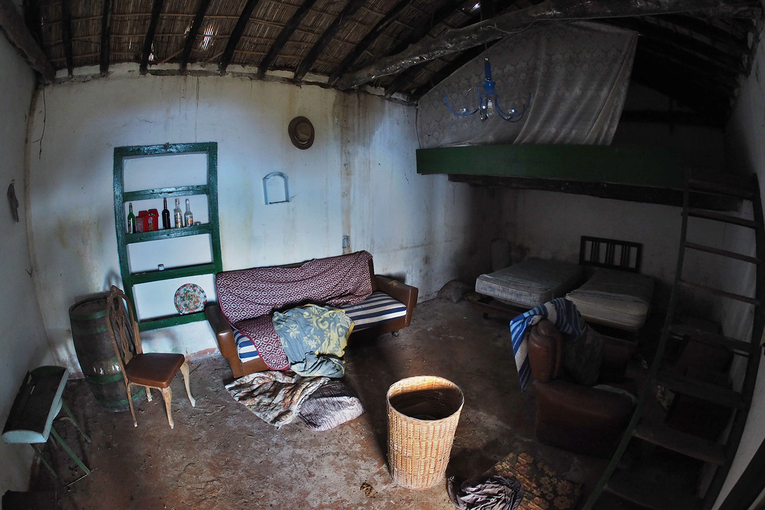 Casa el Roquillo: Schlafzimmer . La Gomera . Kanarische Inseln 2018 (Foto: Andreas Kuhrt)