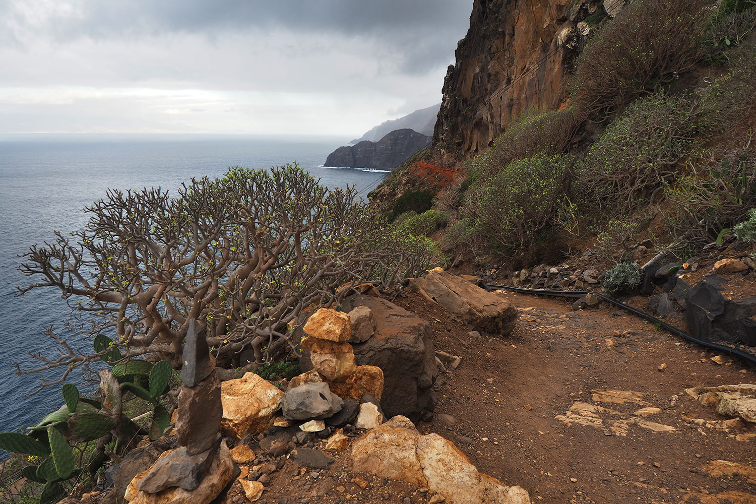 Bei Piedra Gorda . La Gomera . Kanarische Inseln 2018 (Foto: Andreas Kuhrt)