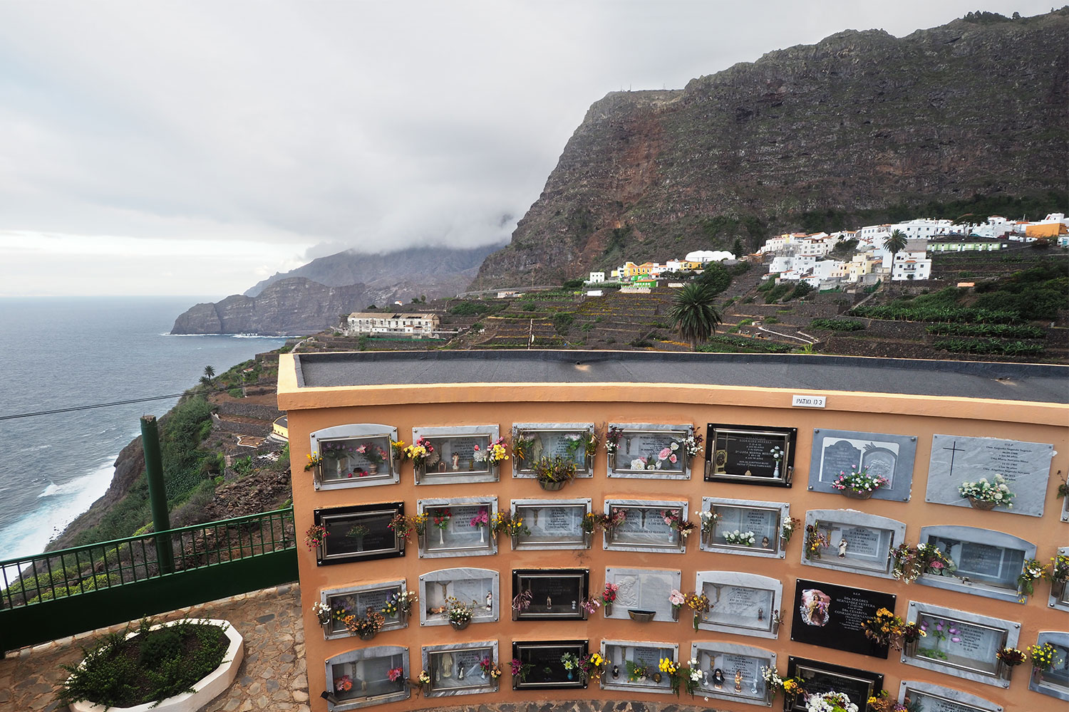 Friedhof von Agulo . La Gomera . Kanarische Inseln 2018 (Foto: Andreas Kuhrt)