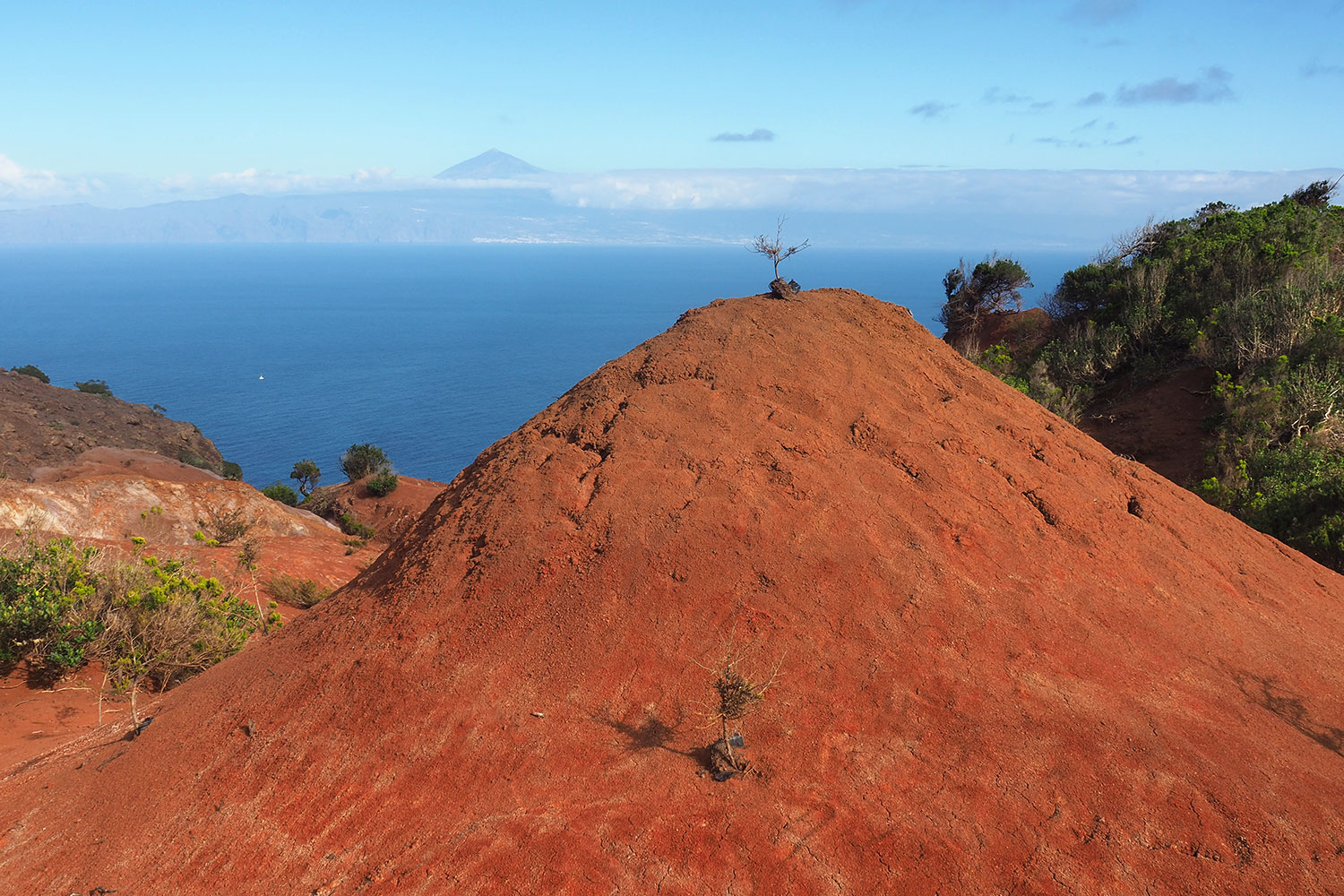 Paisaje de Abrante: Blick nach Teneriffa . La Gomera . Kanarische Inseln 2018 (Foto: Andreas Kuhrt)