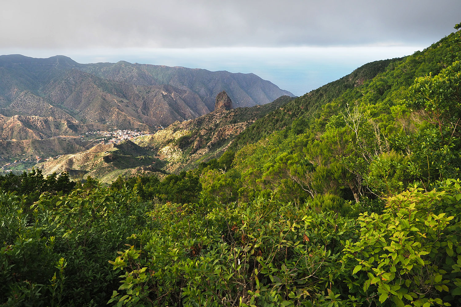 Mirador de Vallehermoso . La Gomera . Kanarische Inseln 2018 (Foto: Andreas Kuhrt)