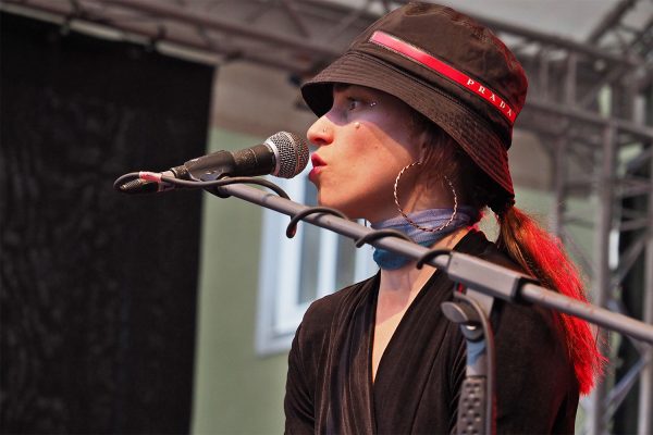 Rudolstadt-Festival 2019: Fémina: Clara Trucco (Foto: Manuela Hahnebach)