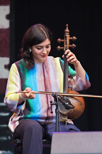 Rudolstadt-Festival 2019: Kurdophone: Sarvin Hazim (Foto: Manuela Hahnebach)