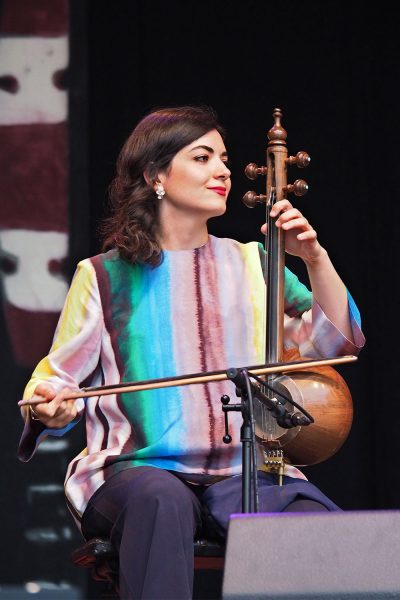 Rudolstadt-Festival 2019: Kurdophone: Sarvin Hazim (Foto: Manuela Hahnebach)