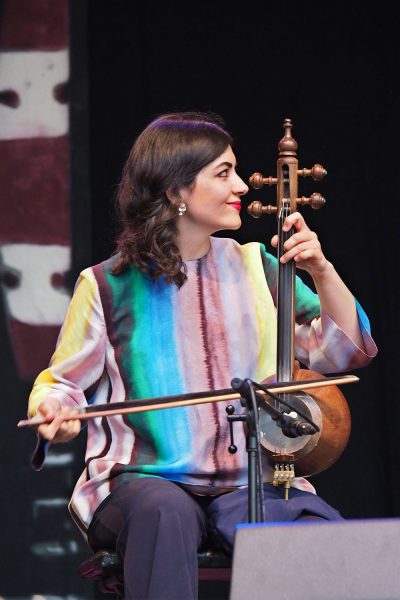 Rudolstadt-Festival 2019: Kurdophone: Sarvin Hazim (Foto: Manuela Hahnebach)