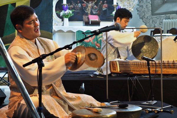 Rudolstadt-Festival 2019: 4Innori: Shin Hyunseok, Lee Jaeha (Foto: Manuela Hahnebach)