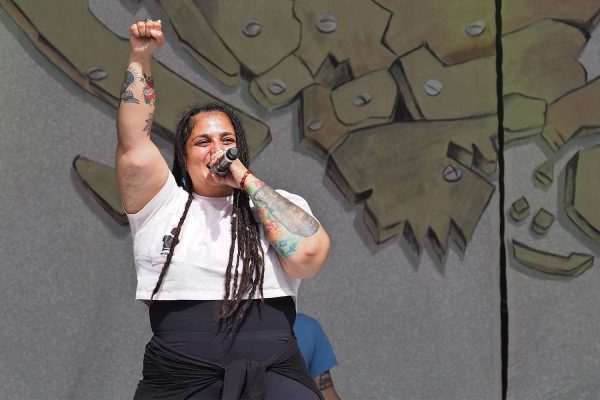 Rudolstadt-Festival 2019: Somos Guerreras: Audry Funk (Foto: Manuela Hahnebach)