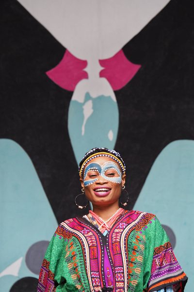 Rudolstadt-Festival 2019: Seun Kuti & Egypt 80: Joy Ayomide Opara (Foto: Manuela Hahnebach)