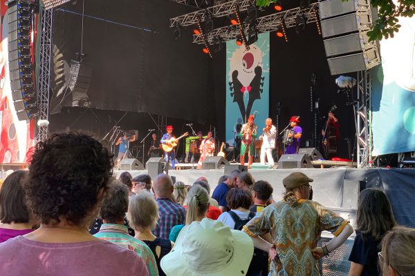 Rudolstadt-Festival 2019: Hudaki Village Band (Foto: Manuela Hahnebach)