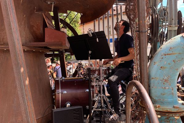 Rudolstadt-Festival 2019: Die Jazzmaschine (Foto: Manuela Hahnebach)