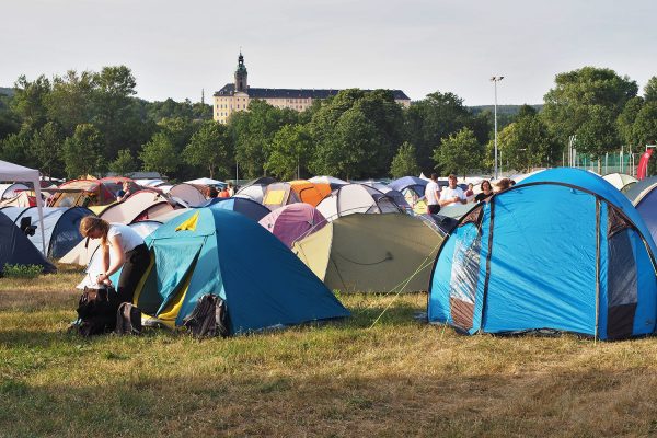 Rudolstadt-Festival 2019: Campingplatz "Große Wiese" (Foto: Andreas Kuhrt)