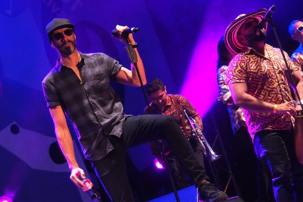 Rudolstadt-Festival 2019: LA-33: Guillermo Célis und Edinson Velasquez-Lencho (Foto: Andreas Kuhrt)