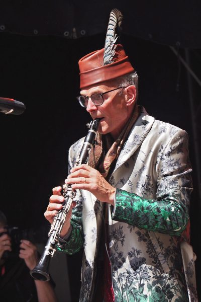 Rudolstadt-Festival 2019: Hudaki Village Band: Yuri Bukovynets (Foto: Andreas Kuhrt)