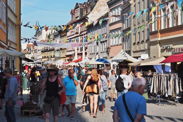 Rudolstadt-Festival 2019: in der Marktstraße (Foto: Andreas Kuhrt)