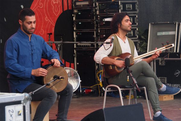 Rudolstadt-Festival 2019: Kamran Montazeri, Ali Ghamsari (Foto: Andreas Kuhrt)