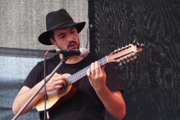 Rudolstadt-Festival 2019: Fémina: Oli Miglioli (Foto: Andreas Kuhrt)