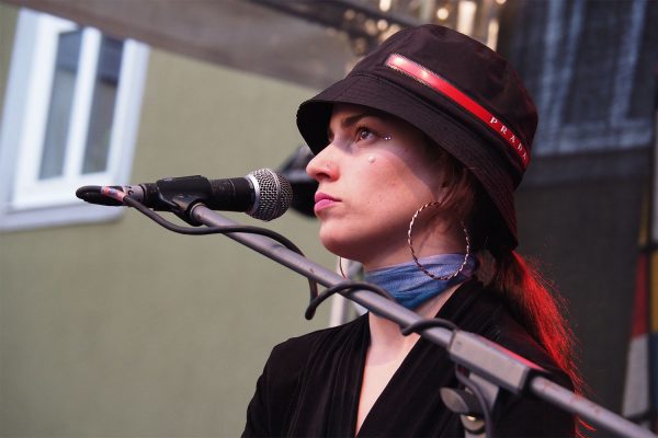 Rudolstadt-Festival 2019: Fémina: Carla Trucco (Foto: Andreas Kuhrt)