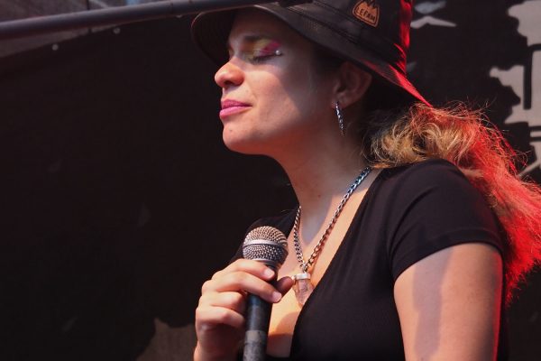 Rudolstadt-Festival 2019: Fémina: Clara Miglioli (Foto: Andreas Kuhrt)