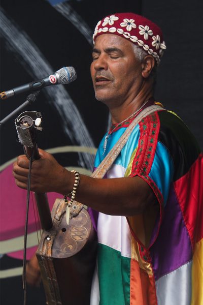 Rudolstadt-Festival 2019: Jil Gnawa: Maâlem Mohamed Khabba (Foto: Andreas Kuhrt)