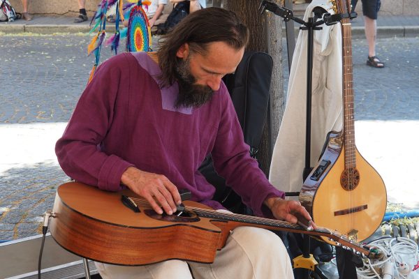 Rudolstadt-Festival 2019: Doontki: Grzgorz Kot (Foto: Andreas Kuhrt)