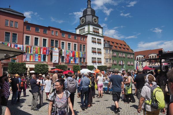 Rudolstadt-Festival 2019: Marktplatz (Foto: Andreas Kuhrt)