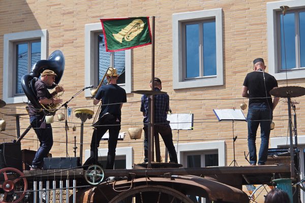 Rudolstadt-Festival 2019: Die Jazzmaschine (Foto: Andreas Kuhrt)