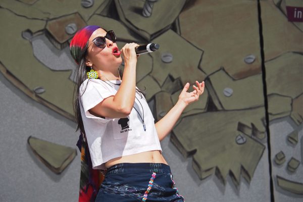 Rudolstadt-Festival 2019: Somos Guerreras: Nakury (Foto: Andreas Kuhrt)