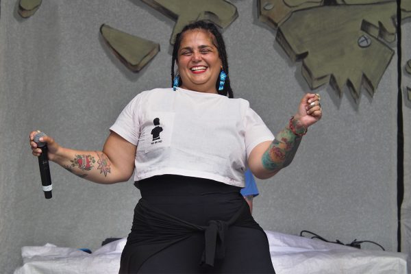 Rudolstadt-Festival 2019: Somos Guerreras: Audry Funk (Foto: Andreas Kuhrt)