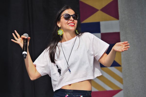 Rudolstadt-Festival 2019: Somos Guerreras: Nakury (Foto: Andreas Kuhrt)