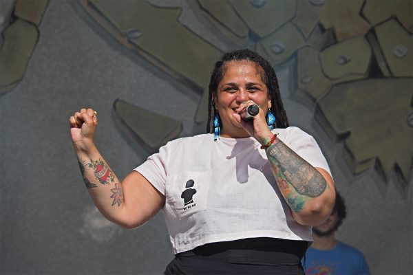 Rudolstadt-Festival 2019: Somos Guerreras: Audry Funk (Foto: Andreas Kuhrt)