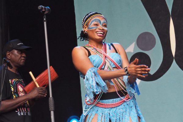 Rudolstadt-Festival 2019: Seun Kuti & Egypt 80: Joy Ayomide Opara (Foto: Andreas Kuhrt)