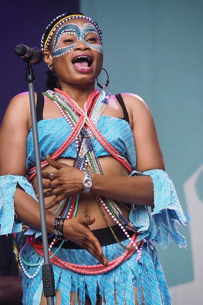 Rudolstadt-Festival 2019: Seun Kuti & Egypt 80: Joy Ayomide Opara (Foto: Andreas Kuhrt)