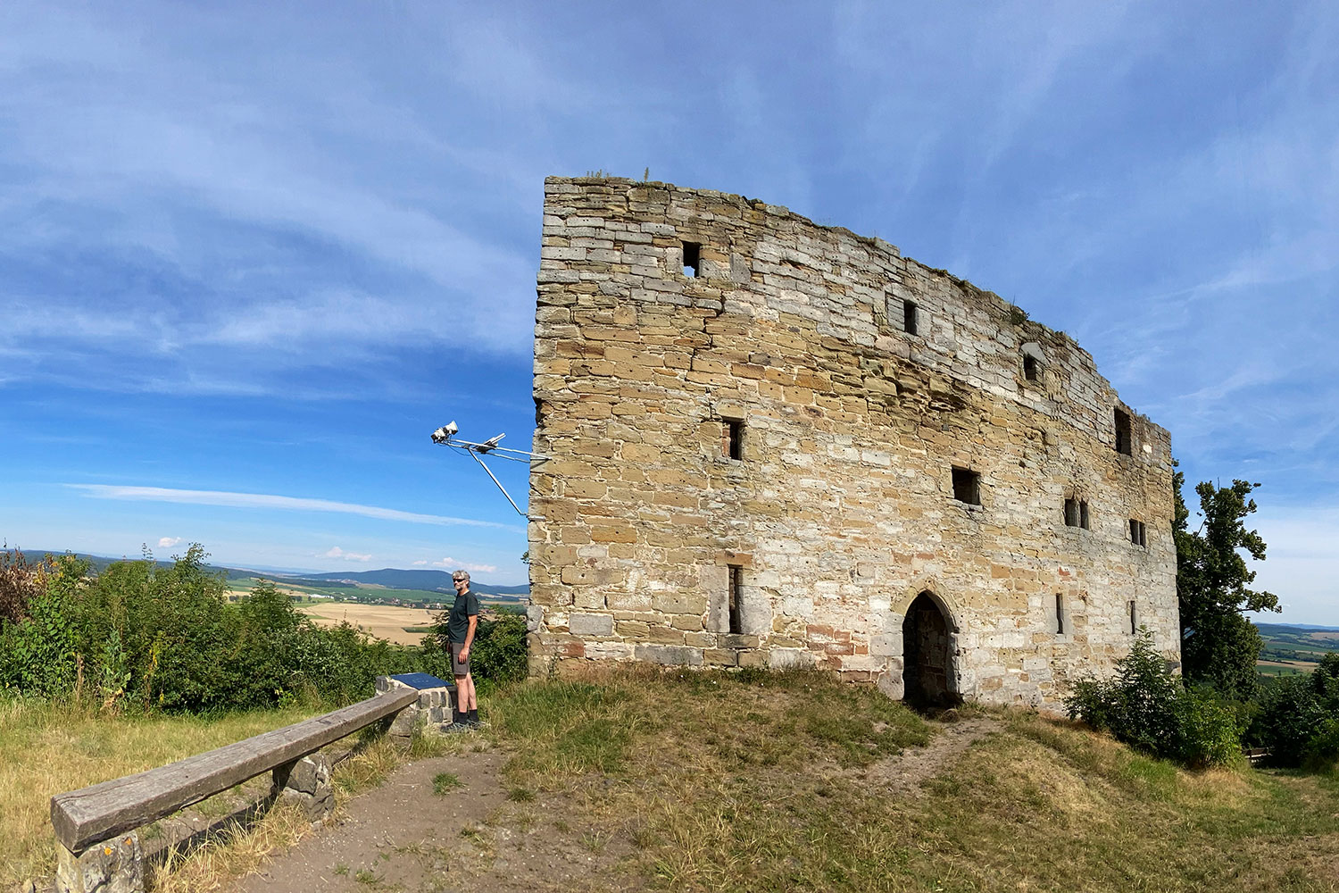 2020 Grünes Band: Burgruine Straufhain (Foto: Manuela Hahnebach)