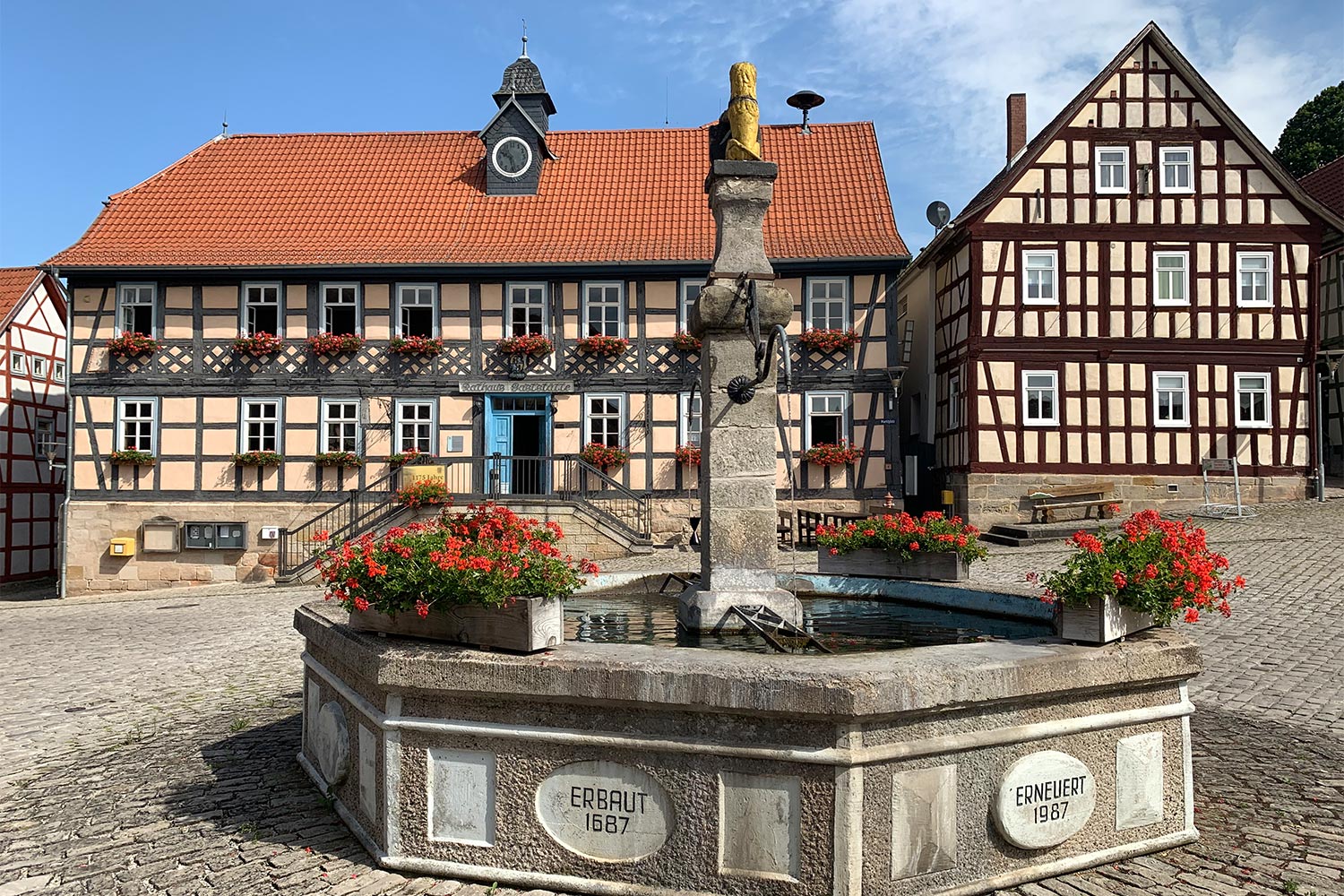 2020 Grünes Band: Marktplatz Ummerstadt (Foto: Andreas Kuhrt)