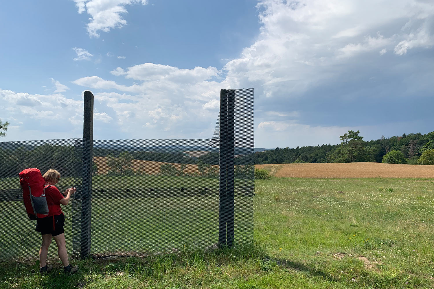 2020 Grünes Band: Grenzzaun bei Ummerstadt (Foto: Andreas Kuhrt)