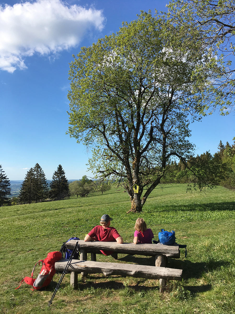 2020-lange-rhoen-wanderer-am-RR-foto-ak Wanderer am RR . Lange Rhön (Foto: Andreas Kuhrt) . Fotowettbewerb "Mensch. Natur. Einklang" Biosphärenreservat Rhön . 2021
