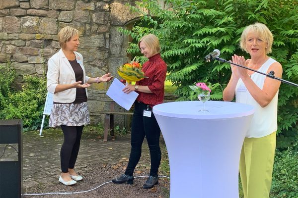 Eröffnung Fotoausstellung "Heimat geht durch den Magen" . Kloster Veßra 2021