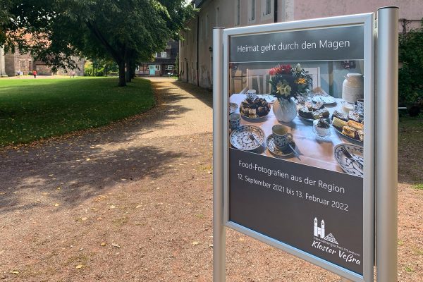 Eröffnung Fotoausstellung "Heimat geht durch den Magen" . Kloster Veßra 2021