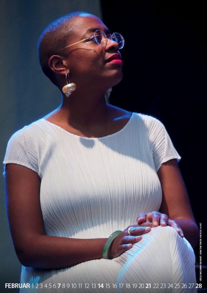 Foto-Kalender 2021 Rudolstat-Festival: Cecile McLorin Salvant . Sing The Truth (Foto: Andreas Kuhrt)