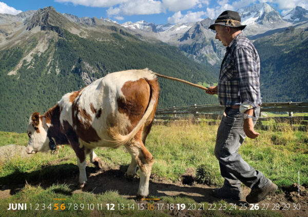 Kalender Fotografie 2022: Rein in Taufers . Südtirol: an der Moosmaier Alm (Foto: Andreas Kuhrt 2021)