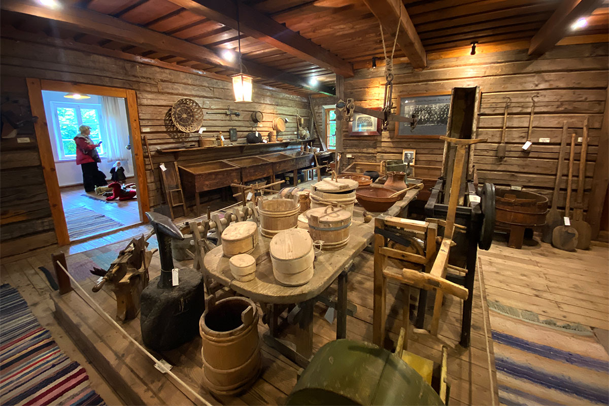 2022 Estland: Heimtali-Museum: bäuerliche Sammlung (Foto: Andreas Kuhrt)