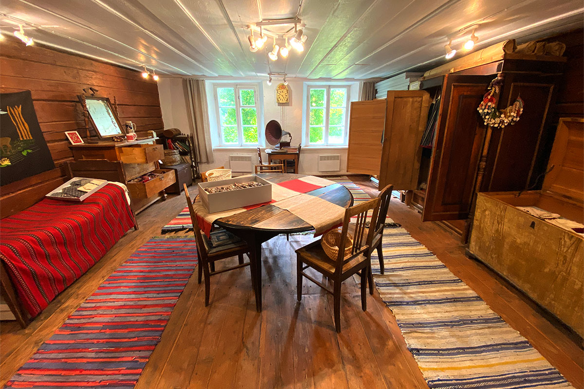 2022 Estland: Heimtali-Museum: Textilsammlung (Foto: Andreas Kuhrt)