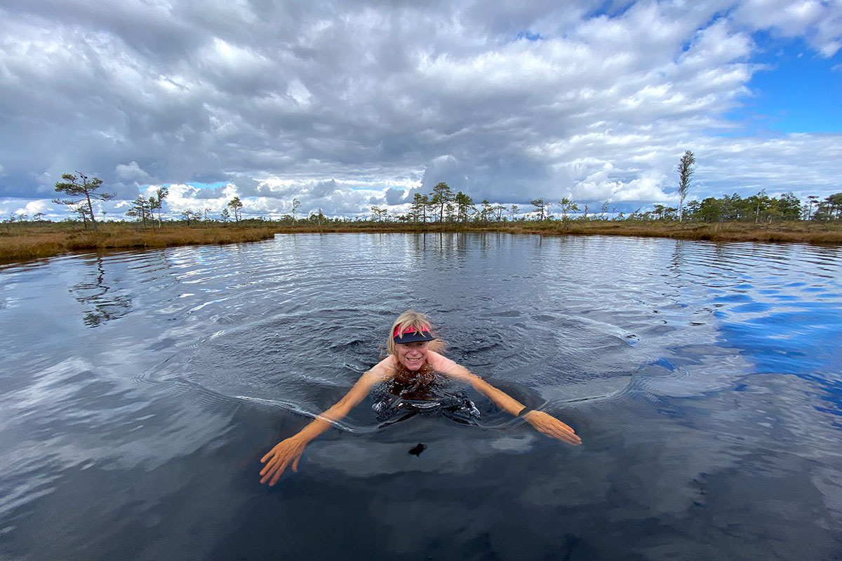 2022 Estland: Soomaa NP: Riisa-Moorsee-Bad (Foto: Andreas Kuhrt)
