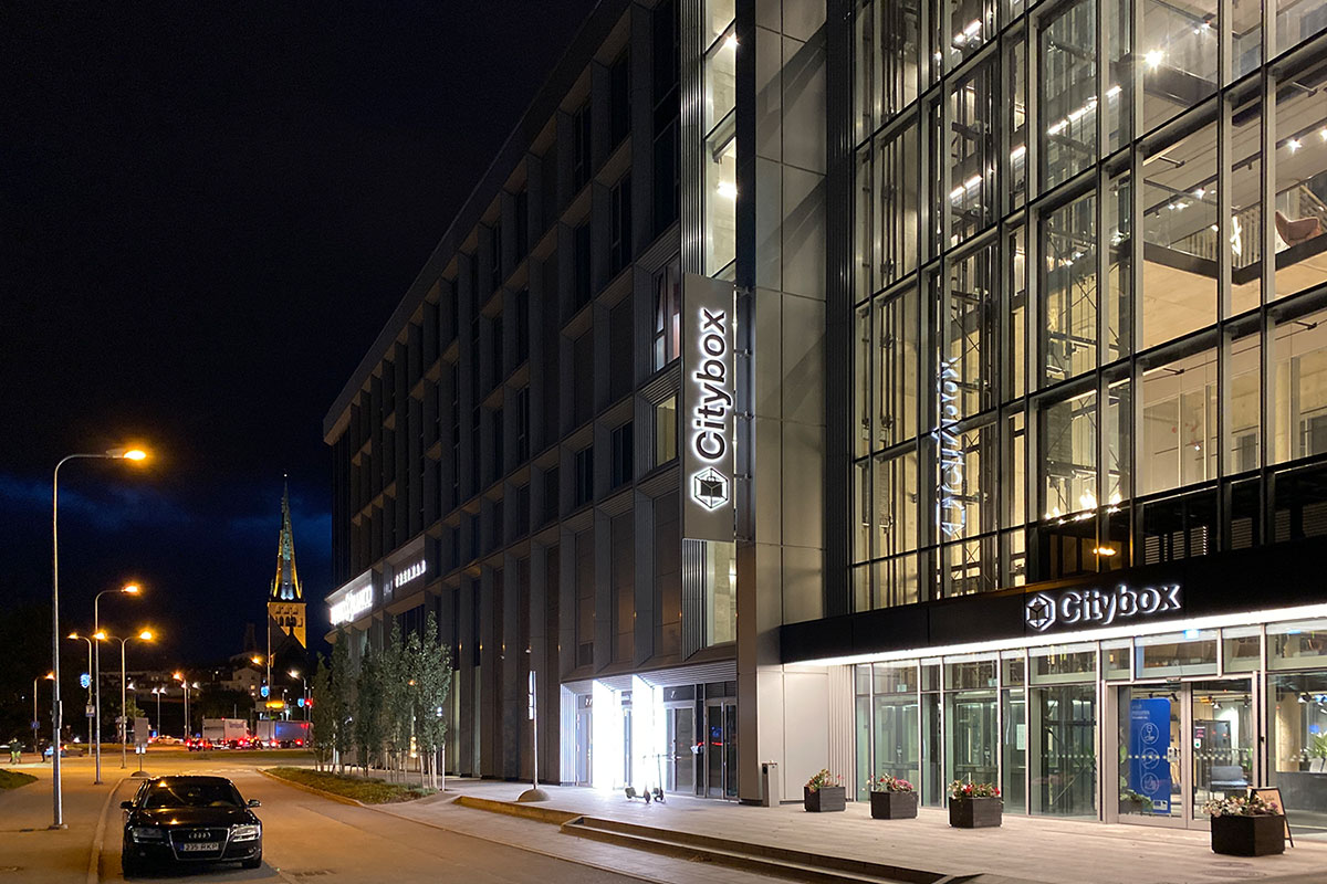 2022 Estland: Tallinn: Citybox (Foto: Andreas Kuhrt)