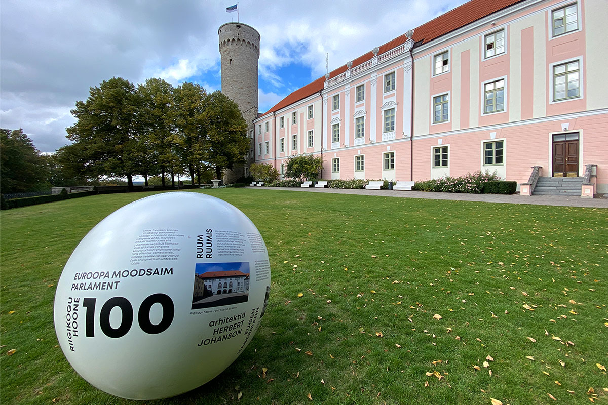 2022 Estland: Tallinn: Estnisches Parlament im Schloss Tompea (Foto: Andreas Kuhrt)