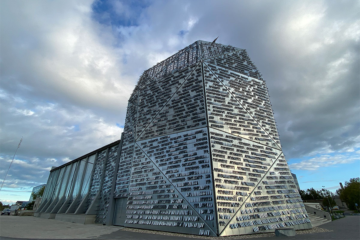 2022 Estland: Hiiumaa: Käina: Erlebniszentrum Windturm (Foto: Andreas Kuhrt)