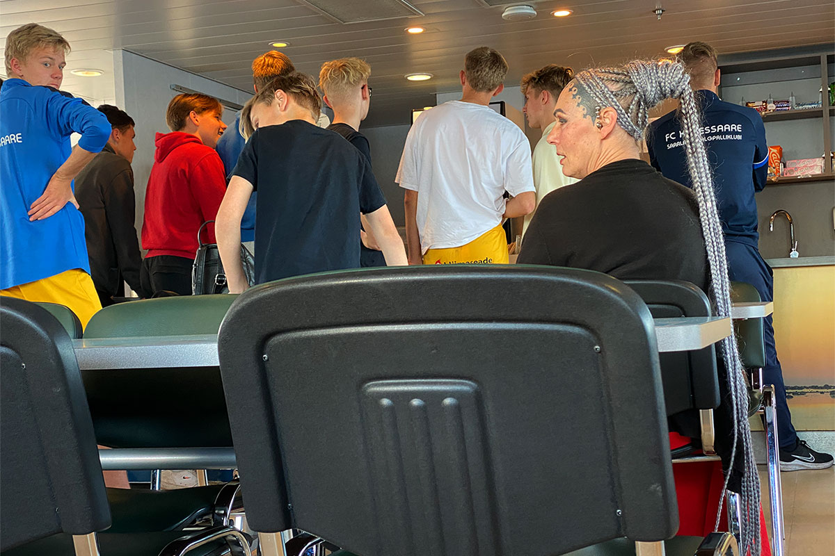 2022 Estland: auf der Fähre nach Saaremaa (Foto: Andreas Kuhrt)