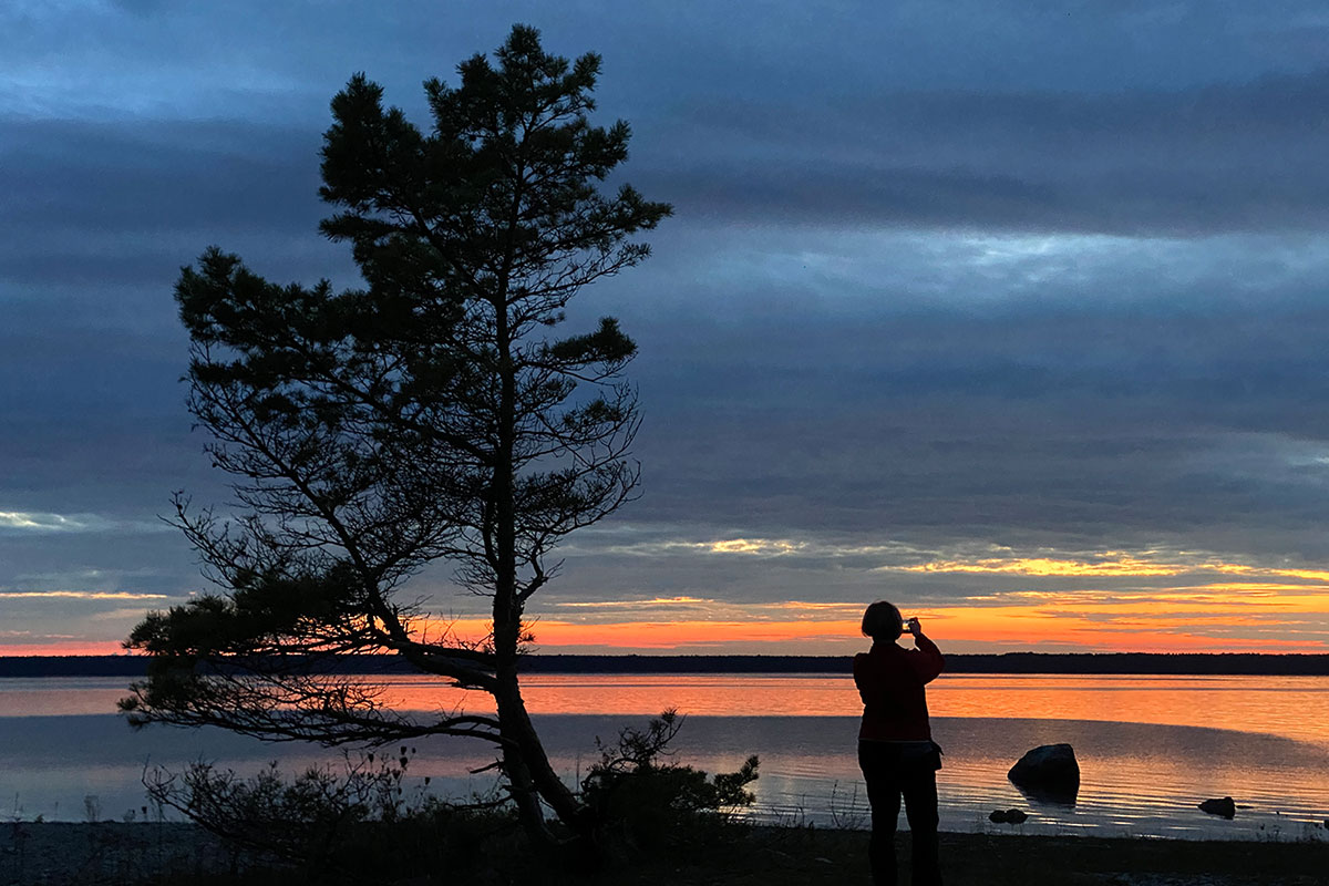 2022 Estland: Saaremaa: Tagamöisa-Bucht beim Karjääri RMK Camping (Foto: Andreas Kuhrt)