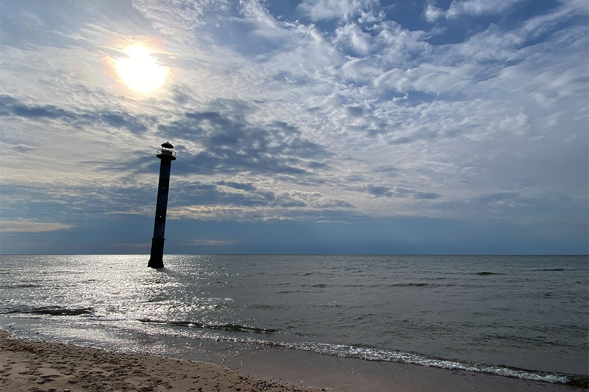 2022 Estland: Saaremaa: Vilsandi NP: Leuchtturm Kiipsaare (Foto: Andreas Kuhrt)