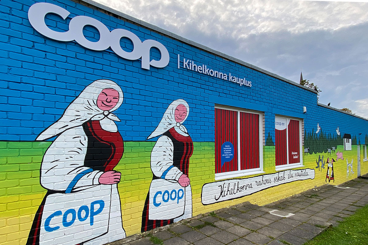 2022 Estland: Saaremaa: Kihelkonna Kauplus (Foto: Andreas Kuhrt)